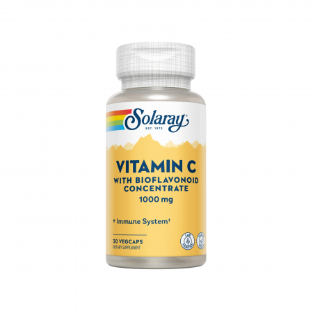 Toate produsele - Solaray Vitamin C 1000 mg 30 capsule vegetale