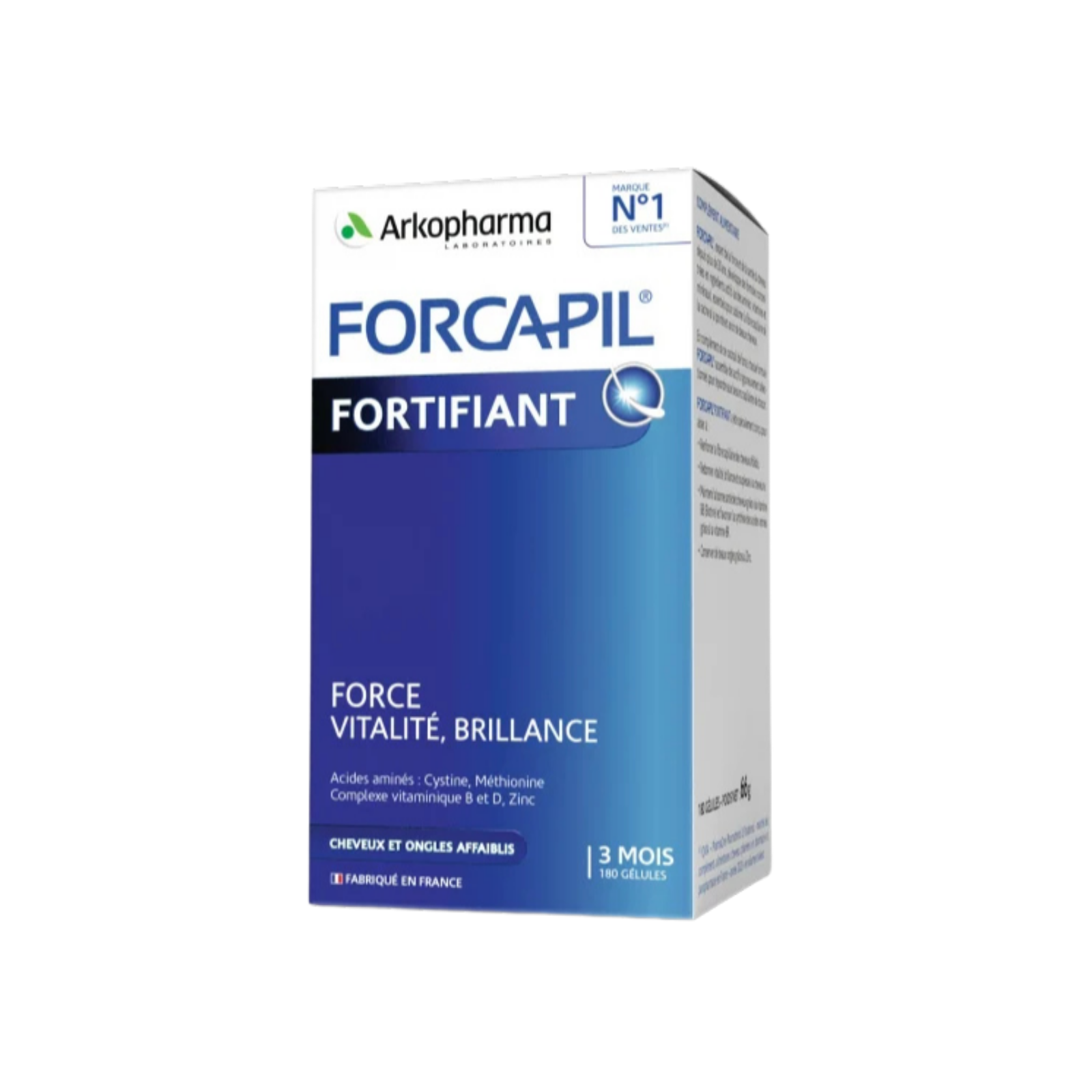 Forcapil Fortifiant Par si Unghii 180 capsule