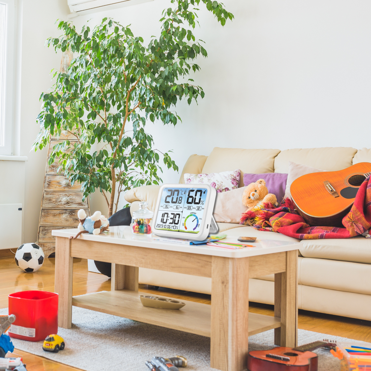 Termometru și Higrometru Maxi Interior, Color [6]