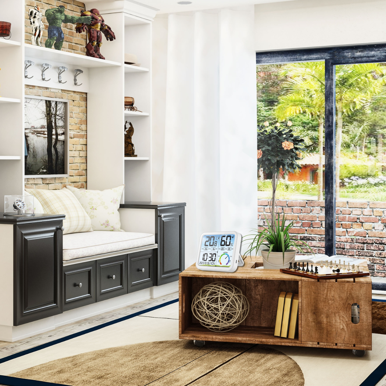 Termometru și Higrometru Maxi Interior, Color [4]