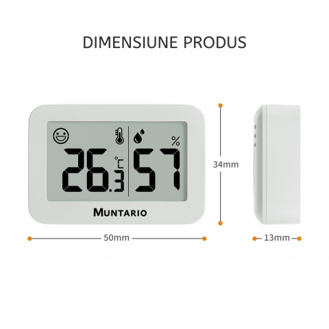 Termometru și Higrometru Mini Interior [10]