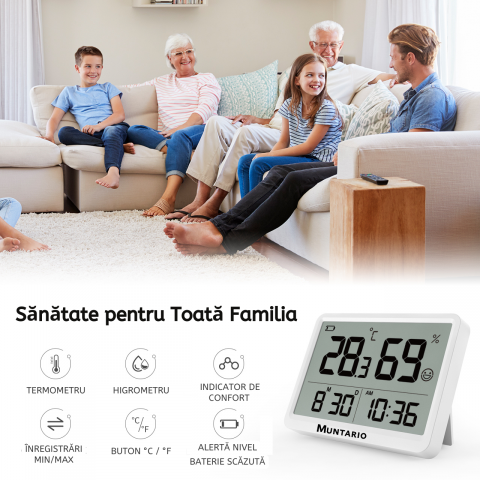 Termometru și Higrometru Standard Interior [1]