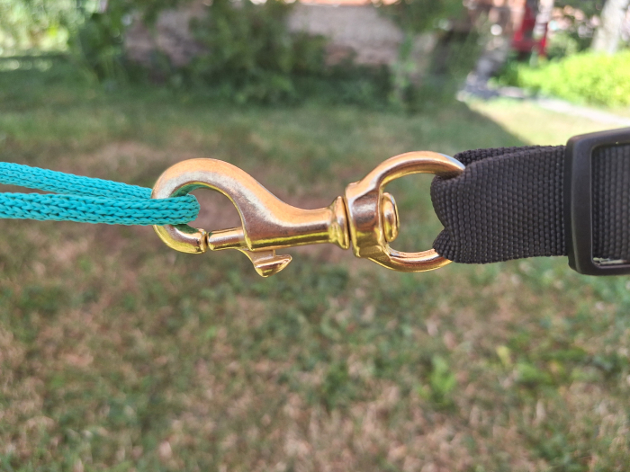 Musher Réz Forgó Karabiner  - elegáns, csavarodásmentes megoldás [2]