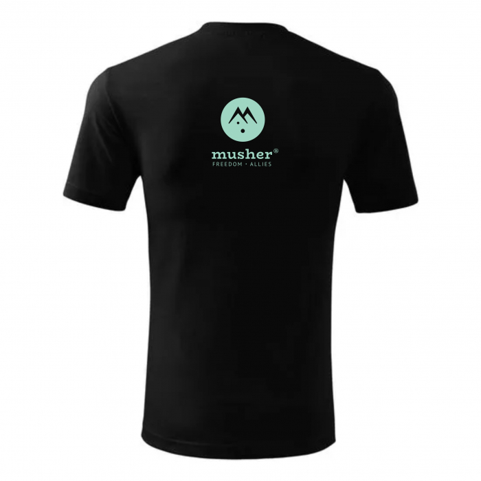 Tricou cu logo Musher - Stil simplu pentru pasionații de câini [2]