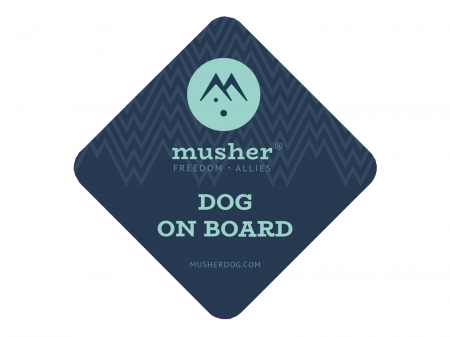 accessories for humans - Square Musher Logo sticker - For Dog Lovers