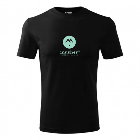 accessories for humans - Musher Logo T-shirt - Minimalist Style for Dog People