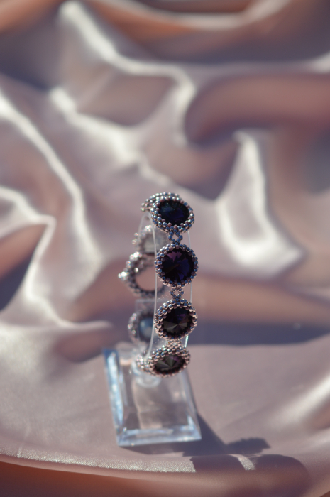 Bratara cu Cristale - amethyst [3]