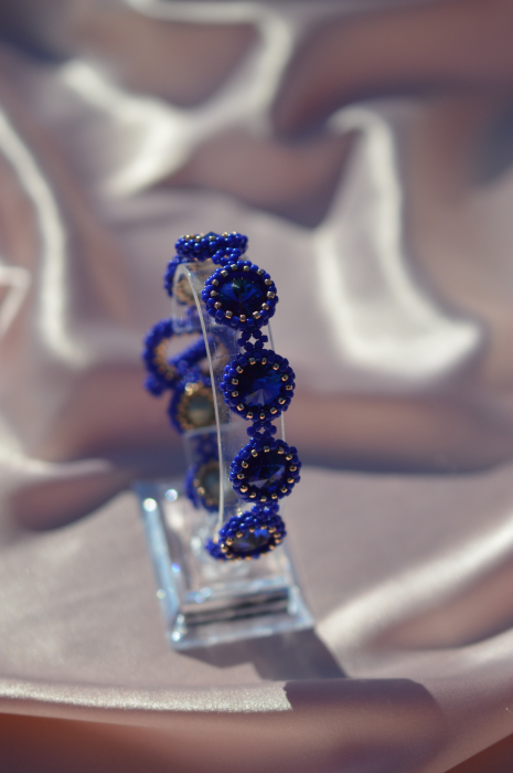 Bratara cu Cristale - Navy Blue [2]