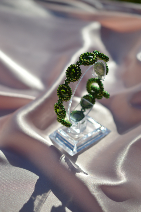 Bratara cu Cristale - Olivine [7]