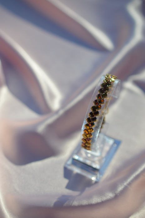 Bratara Half Tila - Metallic Gold Iris [4]