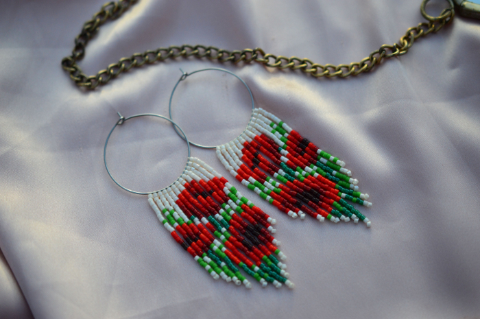 Cercei Hoops cu Maci [2]