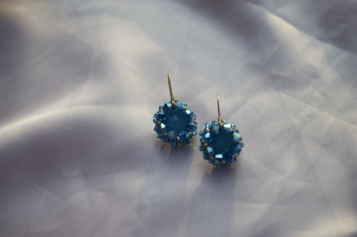 Cercei cu Cristale - Laguna Blue [3]