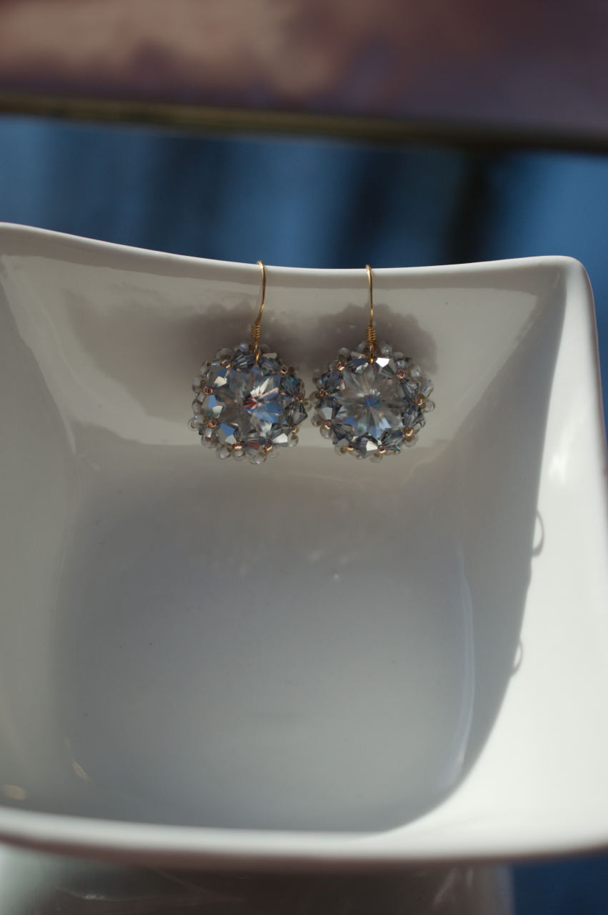 Cercei cu Cristale - Crystal Ash [2]