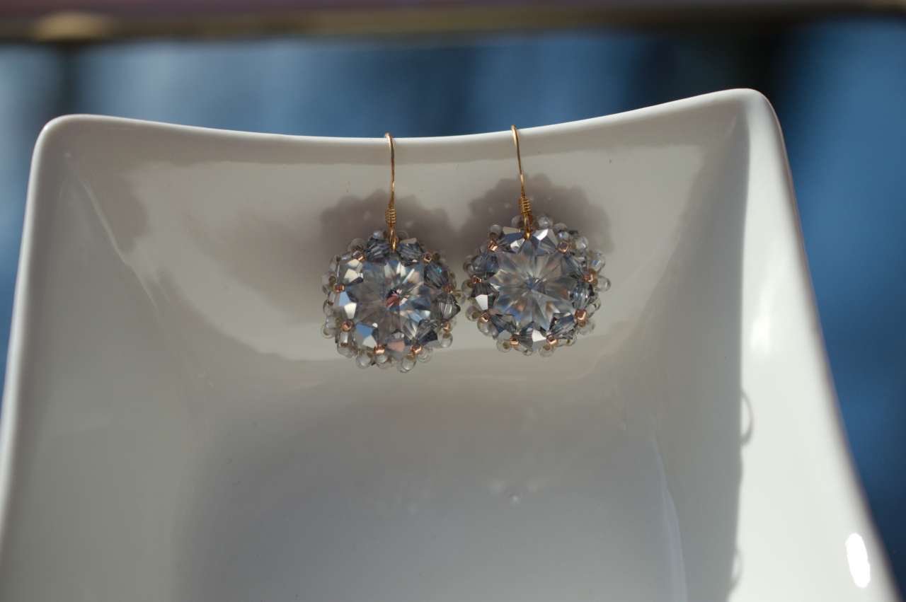 Cercei cu Cristale - Crystal Ash [3]