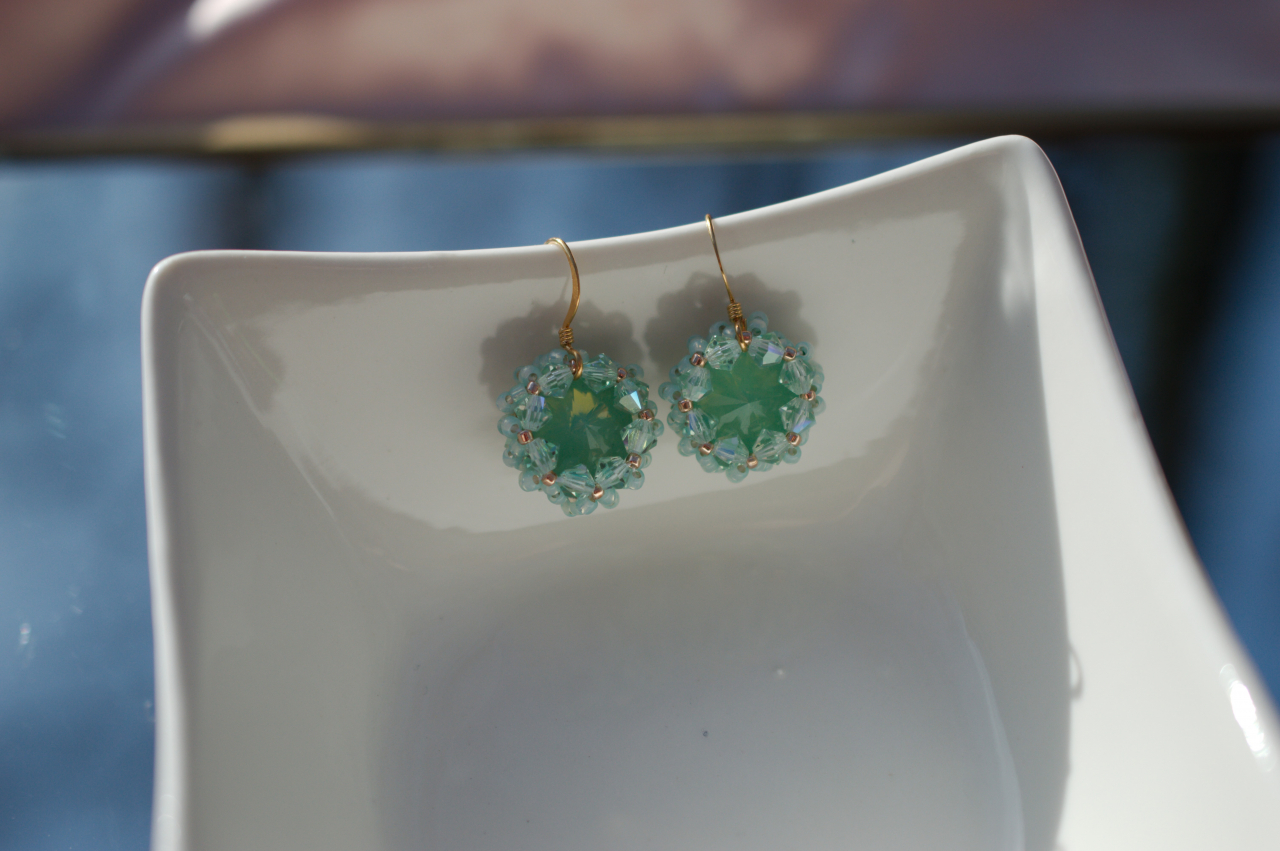 Cercei cu Cristale  - Pacific Opal [3]