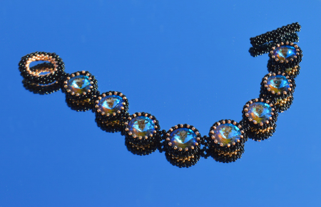 Bijuterii cu Cristale - Bratara cu Cristale - ocean blue