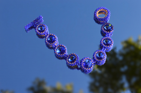 Bijuterii cu Cristale - Bratara cu Cristale - Navy Blue