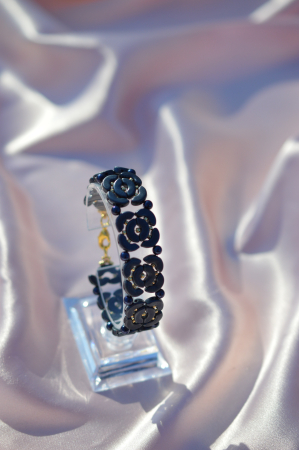 Bratari Statement - Bratara Arcos - Metallic Dark Blue