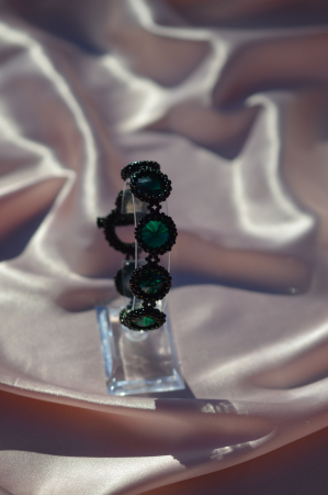 Bijuterii cu Cristale - Bratara cu Cristale - emerald