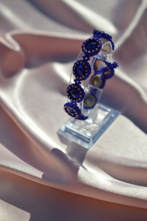 Bratara cu Cristale - Navy Blue [2]