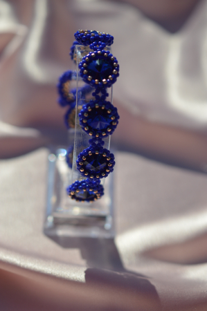 Bratara cu Cristale - Navy Blue [3]