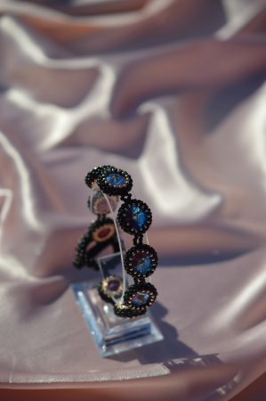 Bijuterii cu Cristale - Bratara cu Cristale - ocean blue