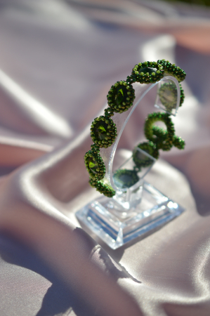 Bratara cu Cristale - Olivine [7]