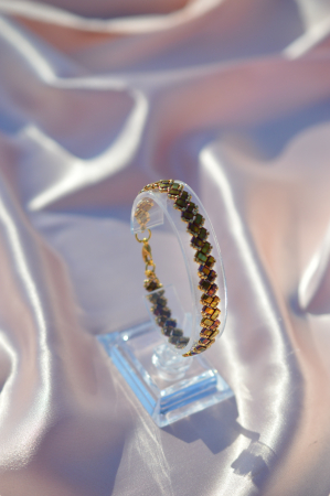 Bratara Half Tila - Metallic Gold Iris [1]