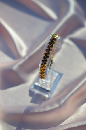 Bratara Half Tila - Metallic Gold Iris [4]