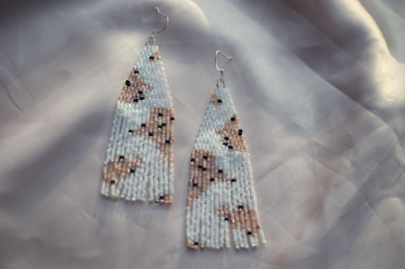 Produse - Cercei Albi perlati