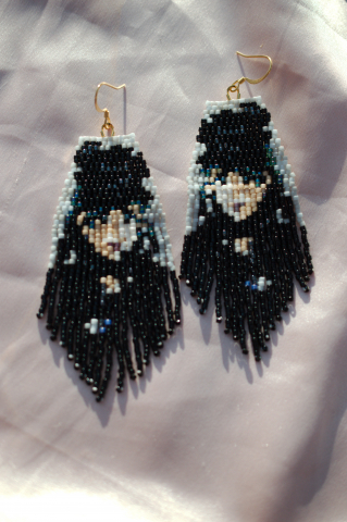 Cercei dupa picturi celebre - Cercei Berthe Morisot