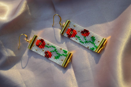 Colectia Flowers - Cercei cu Maci