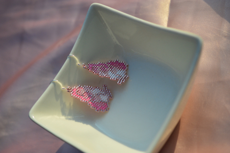 Cercei Fluture - Roz [1]