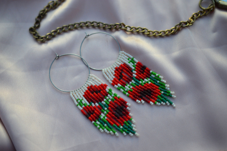 Cercei Hoops cu Maci [1]