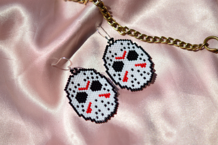 Accesorii Halloween - Cercei Jason - Friday the 13th