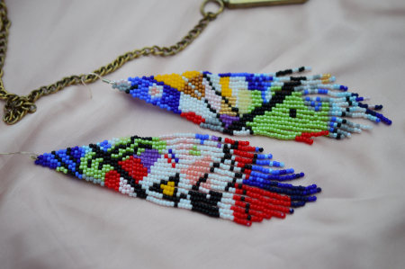 Bijuterii inspirate de picturi celebre - Cercei Kandinsky