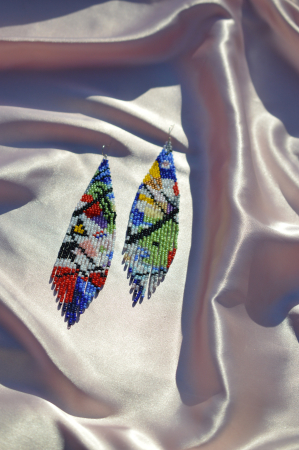 Bijuterii inspirate de picturi celebre - Cercei Kandinsky