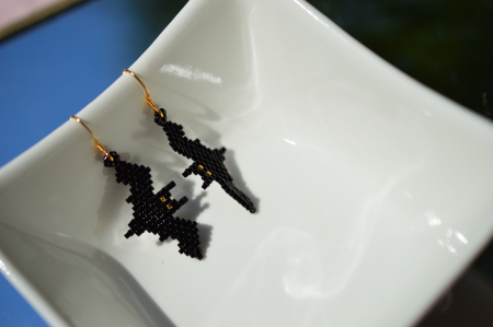 Accesorii Halloween - Cercei lilieci