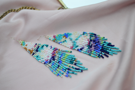 Bijuterii inspirate de picturi celebre - Cercei Nuferi