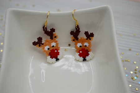 Accesorii Sarbatori - Cercei Ren