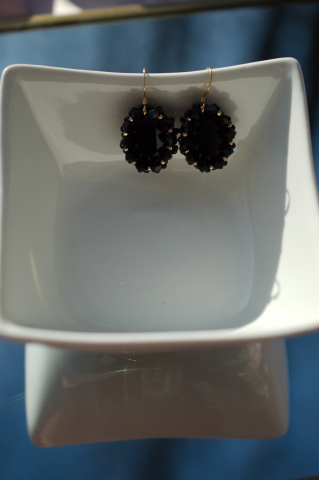 Bijuterii cu Cristale - Cercei cu Cristale - Black
