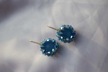 Cercei cu Cristale - Laguna Blue [1]