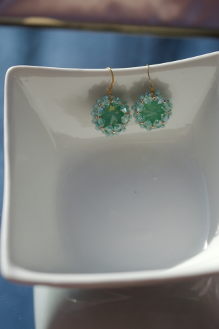 Bijuterii cu Cristale - Cercei cu Cristale  - Pacific Opal