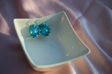 Cercei cu Cristale  - Summer Blue [4]