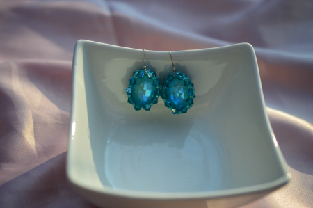 Cercei cu Cristale  - Summer Blue [2]