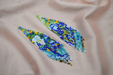 Bijuterii inspirate de picturi celebre - Cercei The Irises