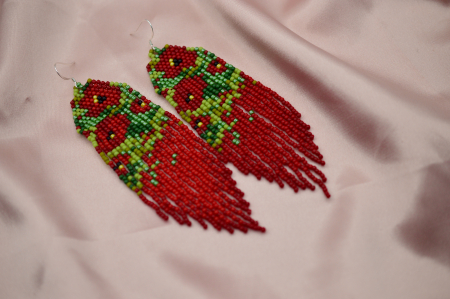 Bijuterii inspirate de picturi celebre - Cercei The Poppies