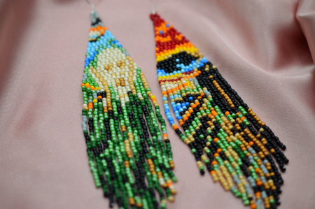 Bijuterii inspirate de picturi celebre - Cercei The Scream