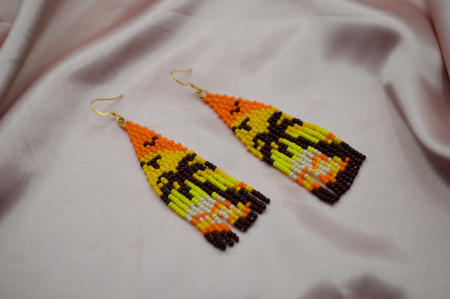 Colectia Frunze - Cercei Tropical Paradise