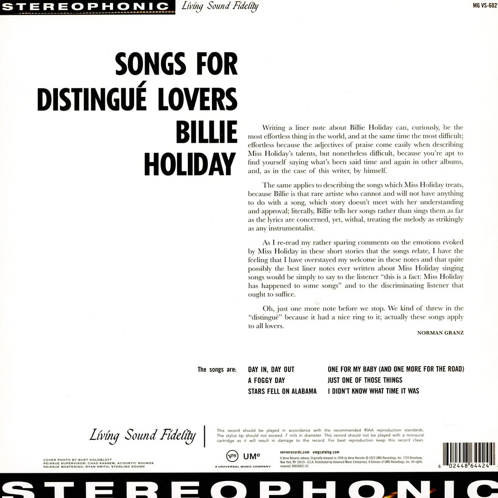 Billie Holiday - Songs For Distingué Lovers [2]